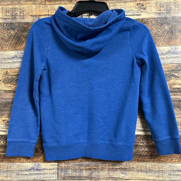 Jumping Beans | Blue Rocketship Graphic Fleece Hooded Sweatshirt (size 8) 🚀 - Picture 3 of 4